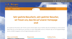 Desktop Screenshot of le-buerger.de